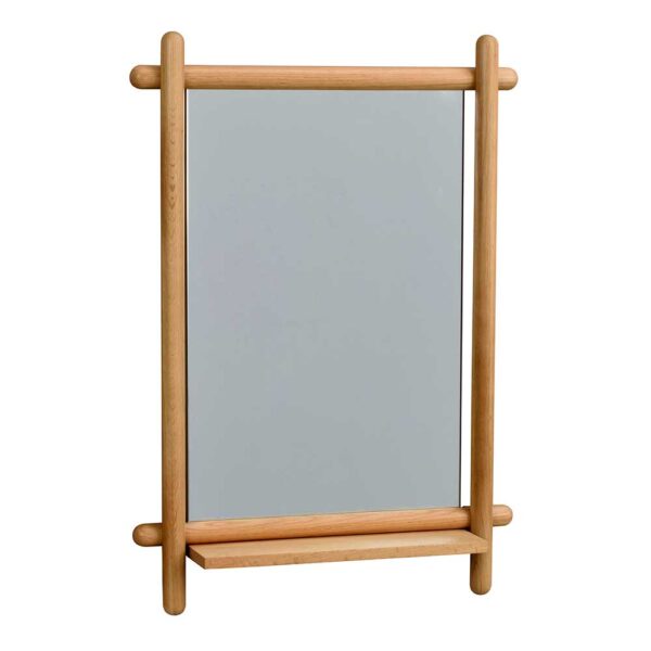 Wandspiegel aus Eiche Massivholz modern