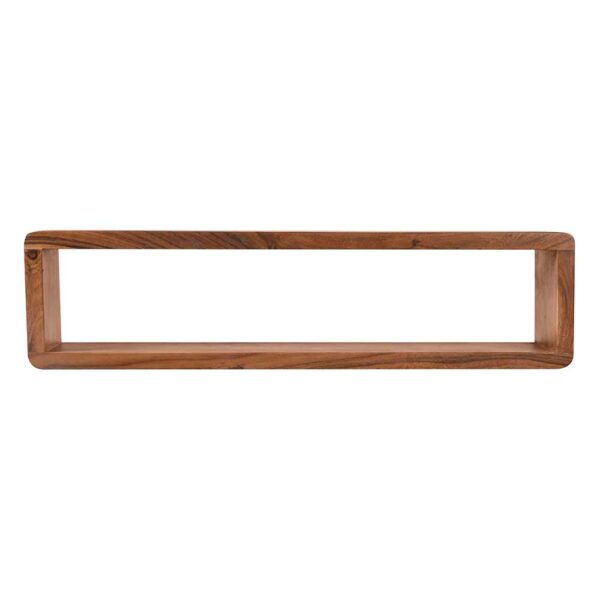Wandregal aus Akazie Massivholz 80 cm breit