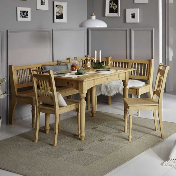 Essecke aus Fichte Massivholz Landhausstil (vierteilig)