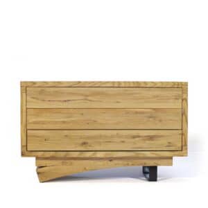 Design Kommode aus Asteiche Massivholz Push-to-open-Funktion