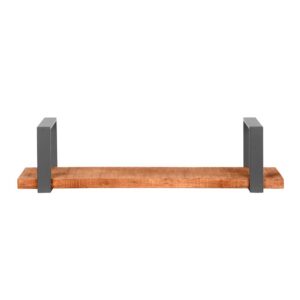 Wandboard rustikal aus Massivholz Stahl