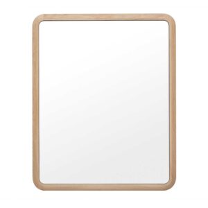 Garderoben Spiegel aus Wildeiche Massivholz 60 cm breit